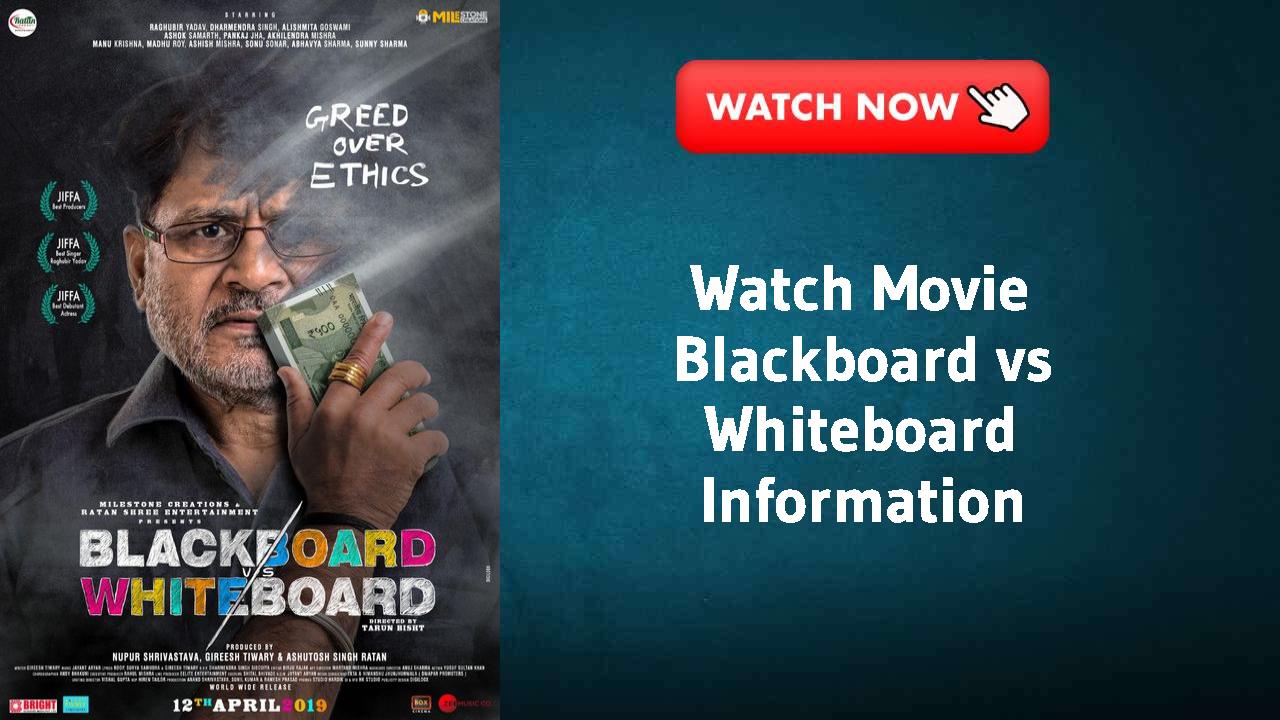 Blackboard vs Whiteboard